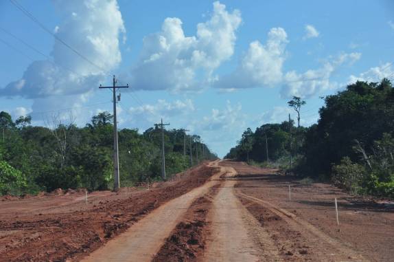 BR-319, que liga Manaus à Porto Velho, nos seus trechos iniciais